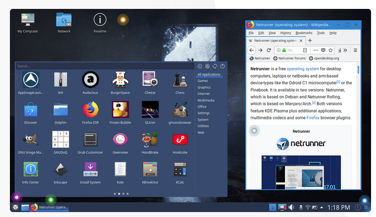 Debian Derivat Netrunner Linux Distribution Screenshot Debian Derivat Netrunner Linux Distribution Screenshot