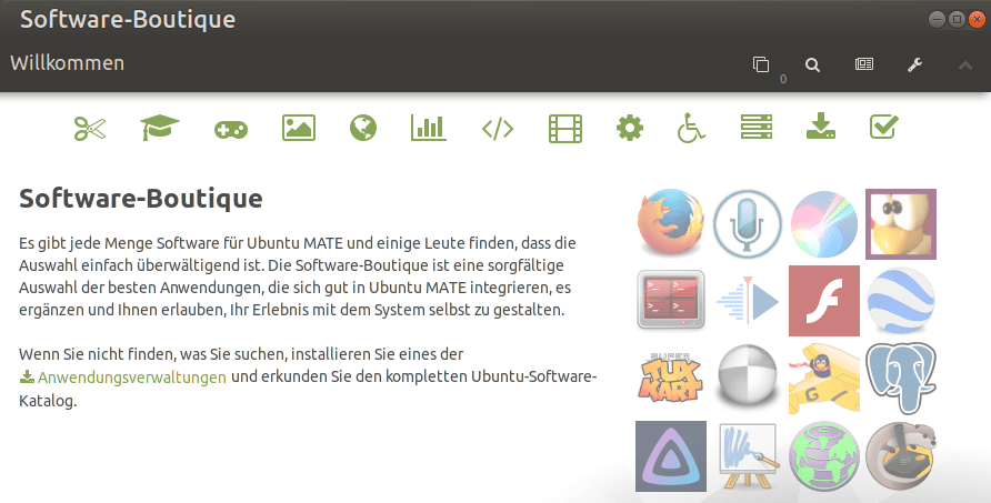 Ubuntu Mate Software Boutique