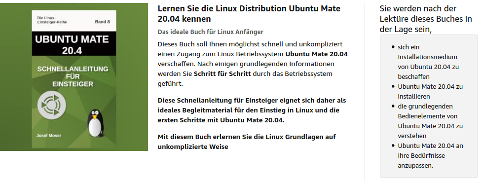 Ubuntu Mate 20.04 - Linux für Anfänger